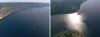 Lake and Angara river, Summer 2000 /ZDF