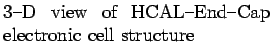 % latex2html id marker 3125
$\textstyle \parbox{0.48\textwidth}{\caption{3--D view of HCAL--End--Cap electronic cell structure
}}$